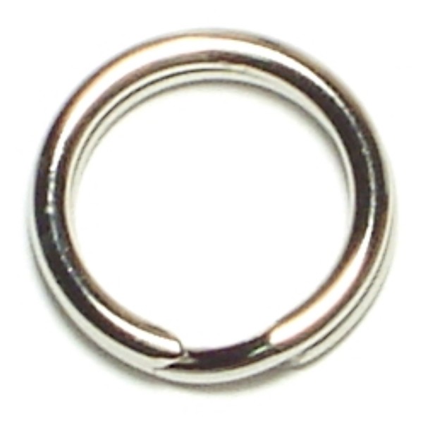 Midwest Fastener 1/2" Zinc Plated Steel Tempered Split Key Rings 25PK 38501